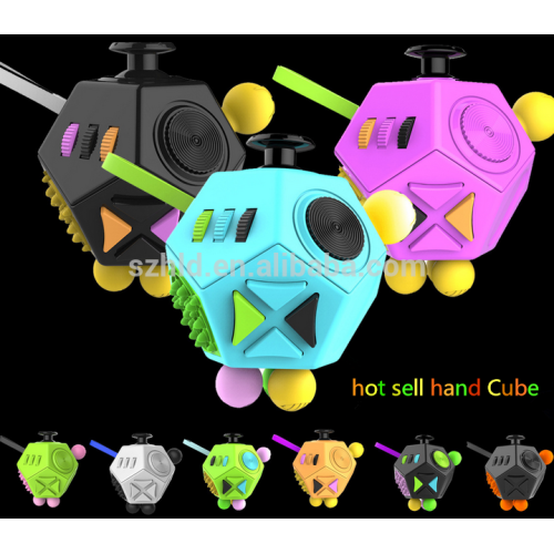 High quality Fidget Cube 12Side Fidget Toys Cube Release Stress and Anxiety Toy for kids gift